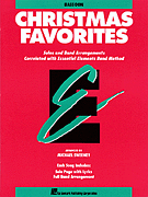 Essential Elements Christmas Favorites Bassoon band method book cover